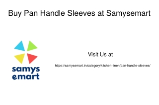 Buy Pan Handle Sleeves at Samysemart