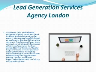 Lead Generation Services Agency London