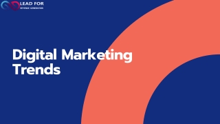 Digital Marketing Trends