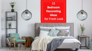 15 Bedroom Decorating Ideas for Fresh Look