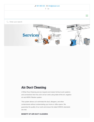 Lykaair - The Best for Commercial Duct Cleaning Services