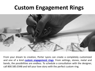 Custom Engagement Ring