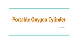 Portable Oxygen Cylinder