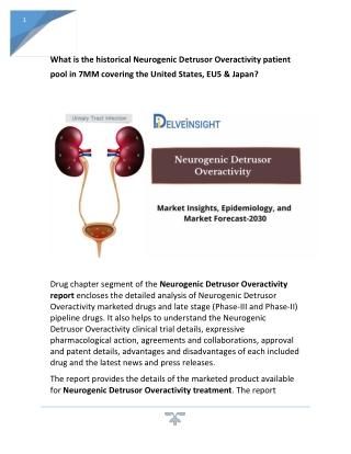 What is neurogenic detrusor overactivity