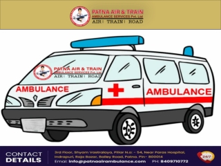 Booking available on a call for Air, Train, and Road Ambulances