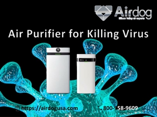 Air Purifier for killing Virus and provide you clean and fresh air | Airdog USA