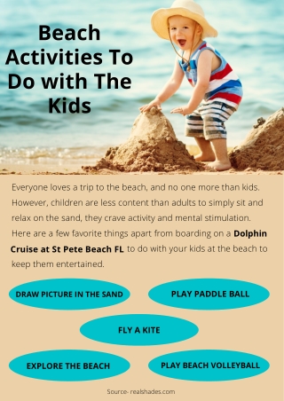 Beach Activities To Do with the Kids