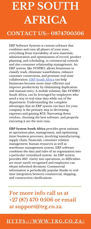 ERP South Africa