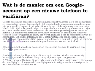 Contact Google Nederland technische online hulp