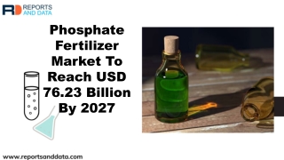 Phosphate Fertilizer Market Status and Future Forecasts to 2027