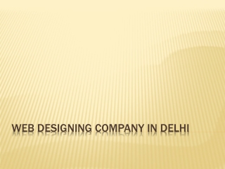 Best Web Design Company in Delhi, Website Company Designing in India