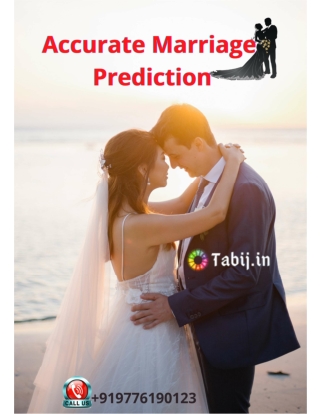 Accurate marriage prediction: Get the exact Prediction of future marital life