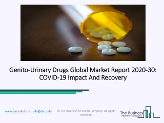 (2020-2030) Genito Urinary Drugs Market Size, Share, Growth And Trends