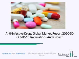 2020 Anti Infective Drugs Market Size, Growth, Drivers, Trends And Forecast