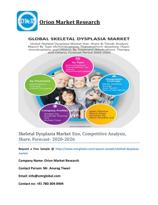 Skeletal Dysplasia Market Size, Competitive Analysis, Share, Forecast- 2020-2026