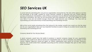 SEO Services UK