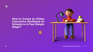 How to Create an Online Interactive Workbook for Schools