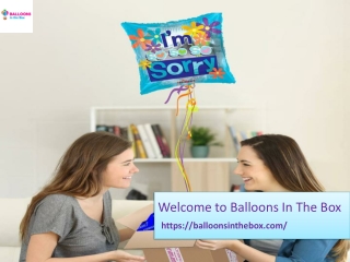 Welcome to Balloons In The Box