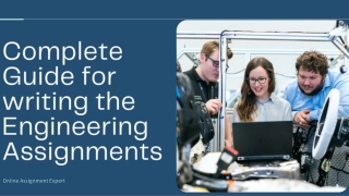 Complete Guide for writing the Engineering Assignments