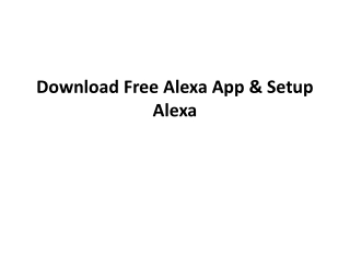 Download Alexa App Guide to Setup Alexa