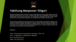 Yakthung Manpower Siliguri