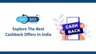 CashbackJazz: Explore The Best Cashback Offers In India