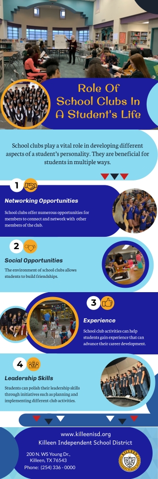 Role Of School Clubs In Student's Life