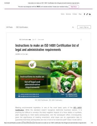 How does ISO 14001 Certification (EMS) support to organization management system?