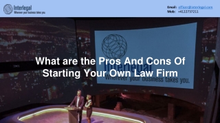 What are the Pros And Cons Of Starting Your Own Law Firm