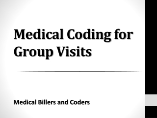 Medical Coding for Group Visits