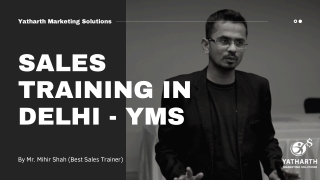 Sales Training in Delhi - Yatharth Marketing Solutions
