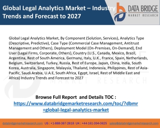 Global Legal Analytics Market