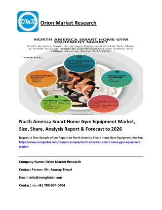 North America Smart Home Gym Equipment Market Size, Share, Growth and Report to 2020-2026