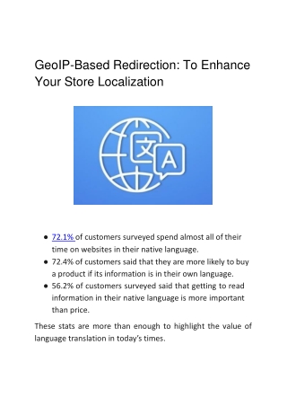 GeoIP-Based Redirection: To Enhance Your Store Localization