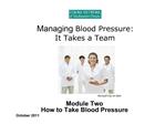 Managing Blood Pressure: It Takes a Team