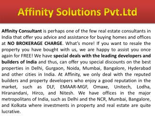 Rustomjee Luxury Projects Thane AffinityConsultant.Com