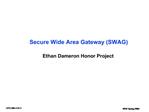 Secure Wide Area Gateway SWAG