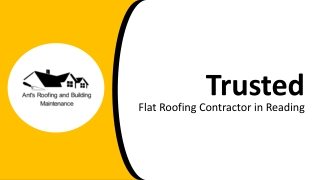 Flat Roofing Contractor in Reading