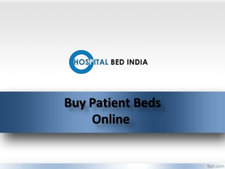 Patient Beds Online at Best Prices In India, Buy ICU Beds Online – Hospital Bed India