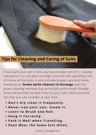 Tips for Cleaning and Caring of Suits