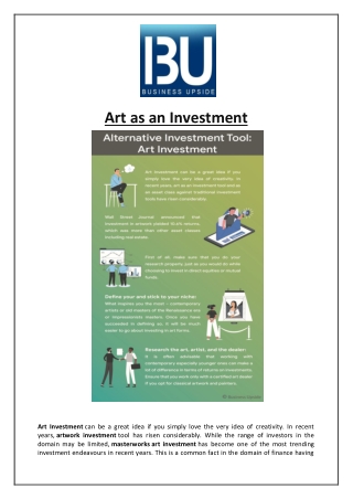 Art as an Investment