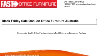 Black Friday Sale 2020 on Office Furniture Australia