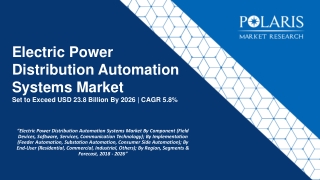 Electric Power Distribution Automation Systems Market