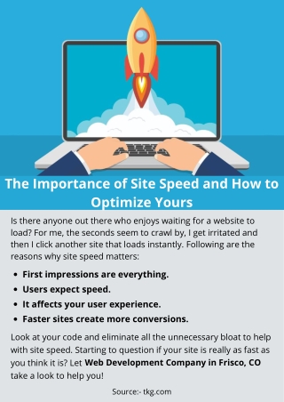 The Importance of Site Speed and How to Optimize Yours