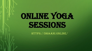 Online Yoga Sessions
