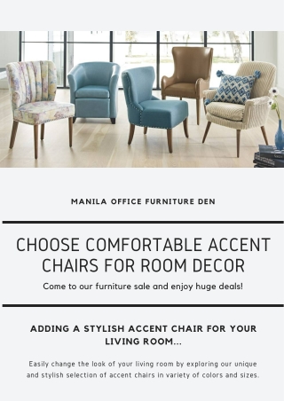 Choose Comfortable Accent Chairs For Room Decor