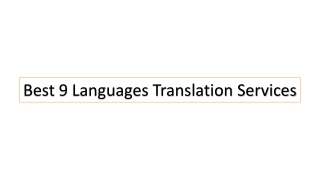 Top 9 Languages Translation Services in India | Delsh Business Consultancy