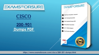 Easily Pass Cisco 200-201 Exams with Our dumps & PDF - Examsforsure