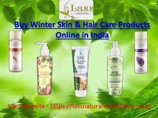 Buy Winter Skin Care & Hair Care Products Online in India