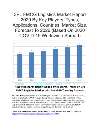 3PL FMCG Logistics Market Report 2020 By Key Players, Types, Applications, Countries, Market Size, Forecast To 2026 (Bas